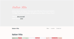 Desktop Screenshot of italianvillana.com